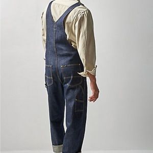 BNWT MEN'S LEE® X THE BROOKLYN CIRCUS® WHIZIT ZIP OVERALL IN INDIGO SELVEDGE